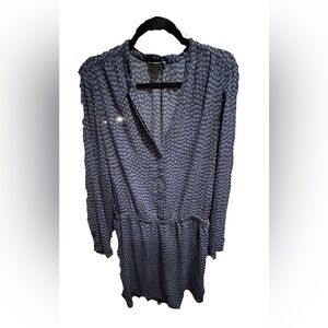 Dark Blue Hilary Radley Dress